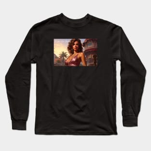 Postcard from Los Santos 11 Long Sleeve T-Shirt